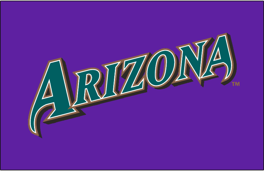 Arizona Diamondbacks 1998-2002 Jersey Logo vinyl decal